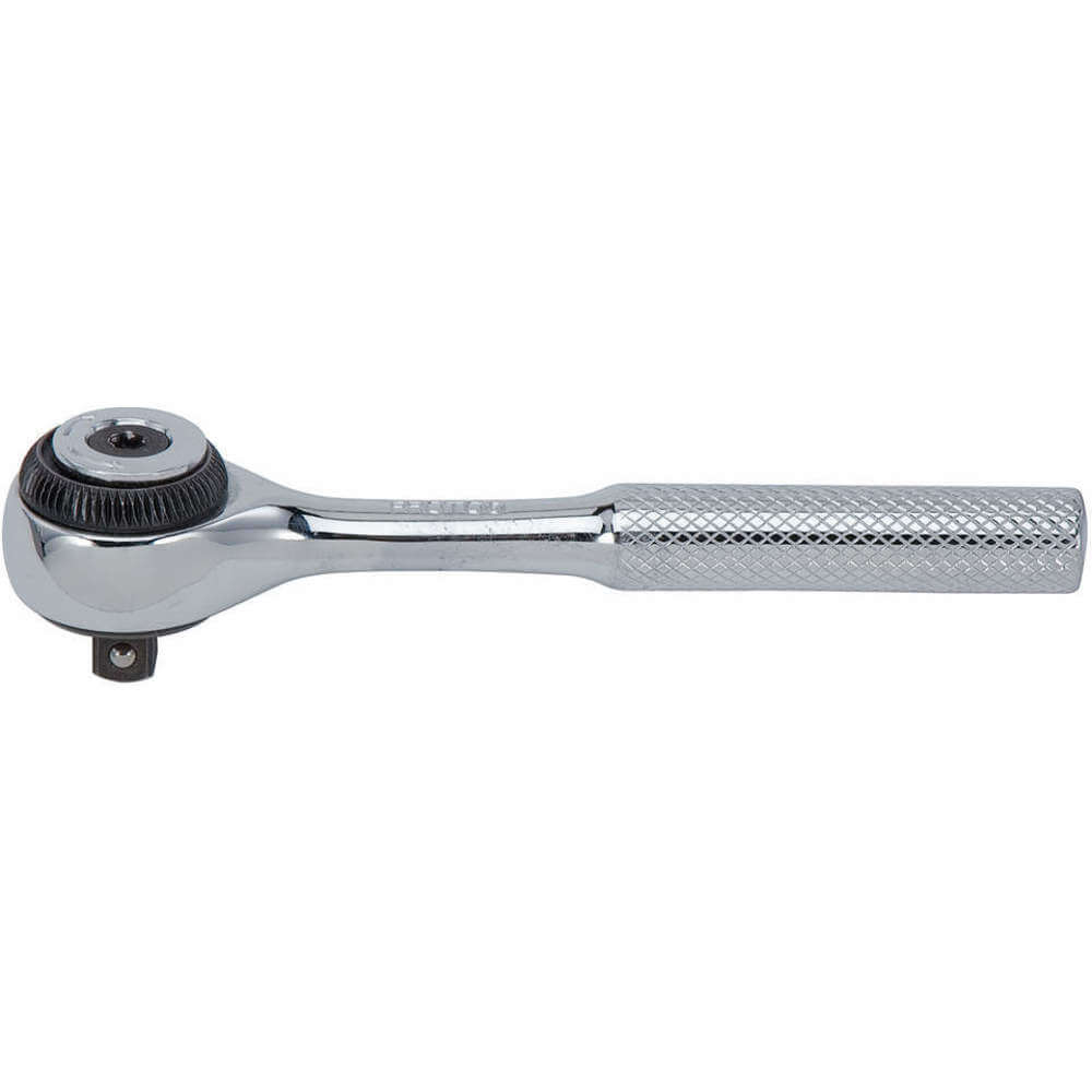 Hand Ratchet 1/4 Inch Drive 4-1/2 Inch Length Round