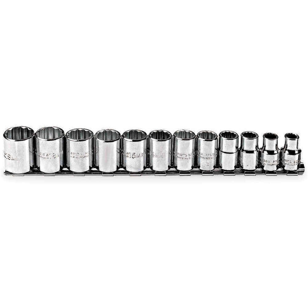 Socket Set 3/8 Inch Drive 12 Pc