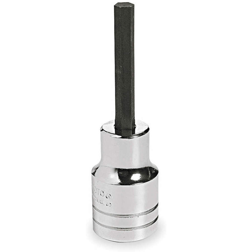 PROTO J5441-10M Socket Bit, 1/2 Inch Drive Size, Hex Tip, 10 mm Tip Size, 3 1/4 Inch Length, Metric | CT8FHD 426J08