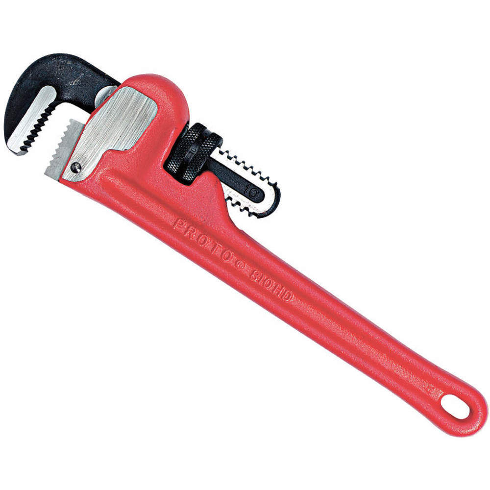 Straight Pipe Wrench 8 Inch Capacity Cast Iron