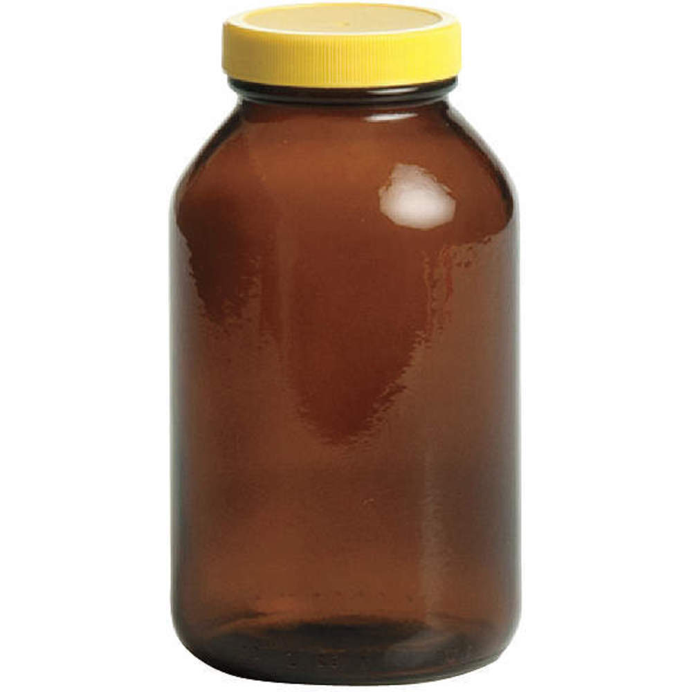 QORPAK 239524 Glass Bottle 1000ml Amber - Pack Of 12 | AC8AVY 39H524