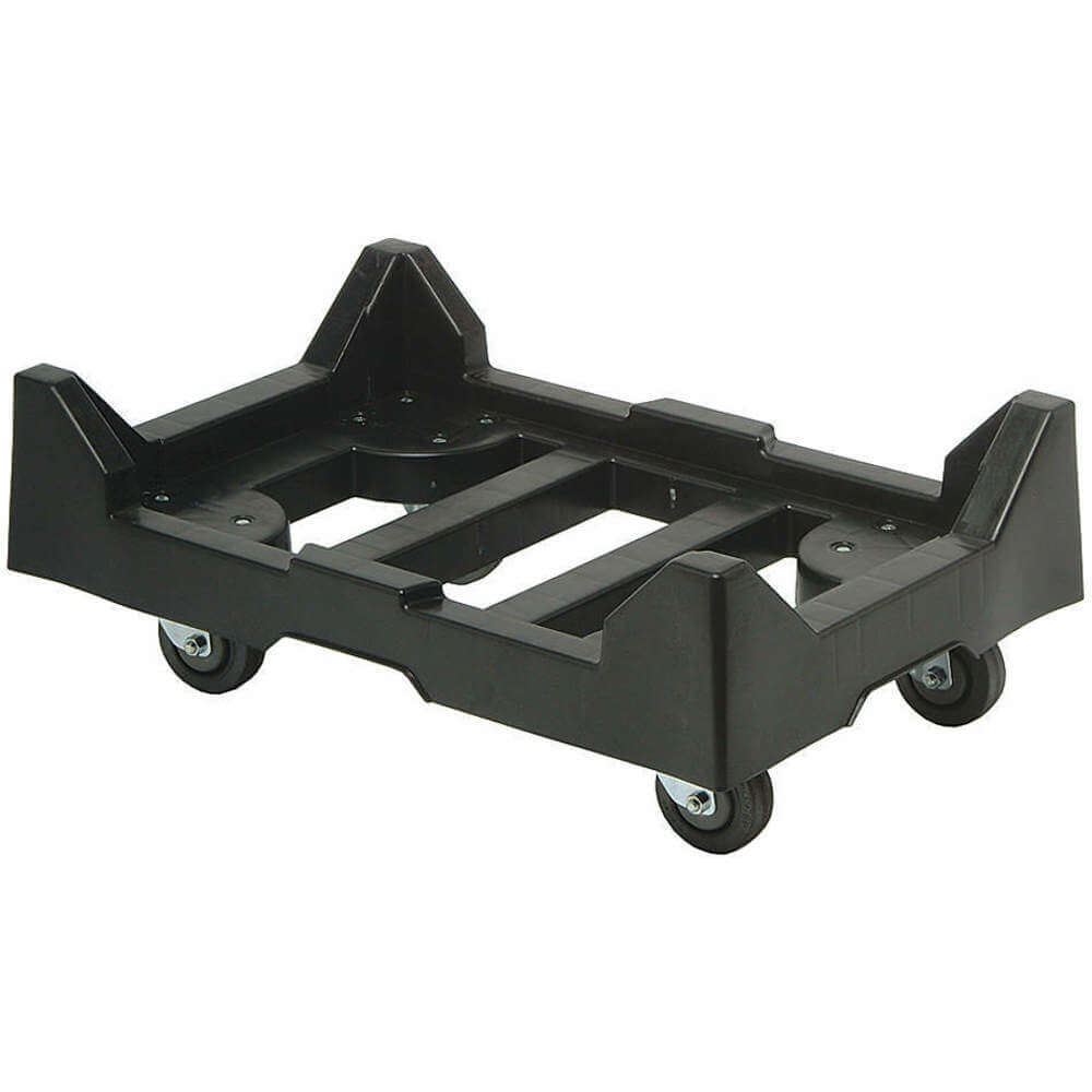 Dolly, 1, 000 lb Load Capacity, 24 x 15 x 8 Inch Size, Black, Smooth