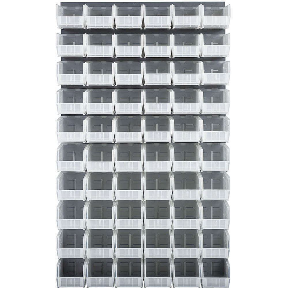 QUANTUM STORAGE SYSTEMS QLP-3661-230-60CL Louvered Panel 36 x 11 x 61 Inch Clear | AA2EDY 10E934