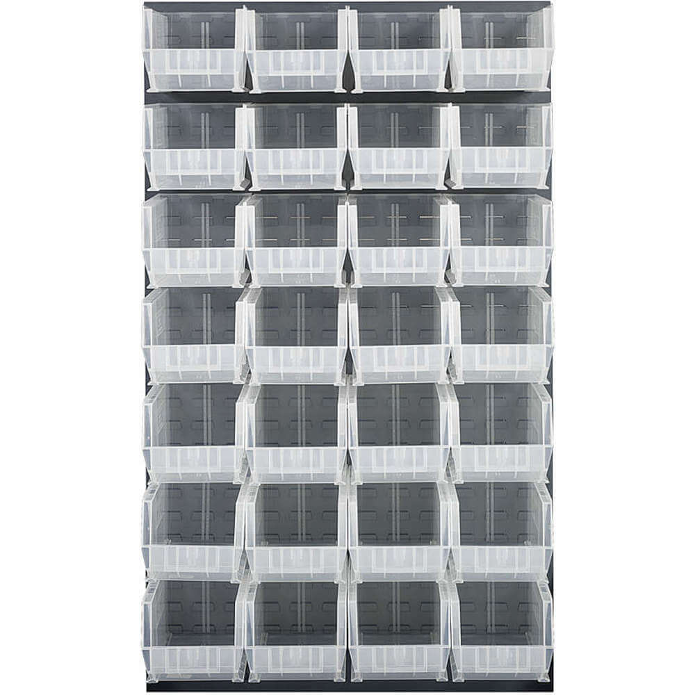 QUANTUM STORAGE SYSTEMS QLP-3661-240-28CL Louvered Panel 36 x 15 x 61 Inch Clear | AA2EDZ 10E935