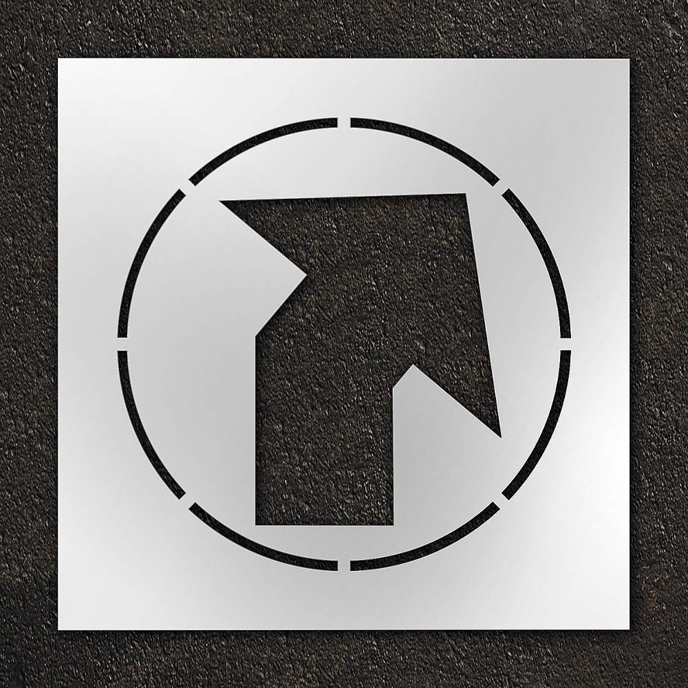 RAE STL-116-12407 Stencil Angled Arrow 24 Inch | AH2JTY 29EN44