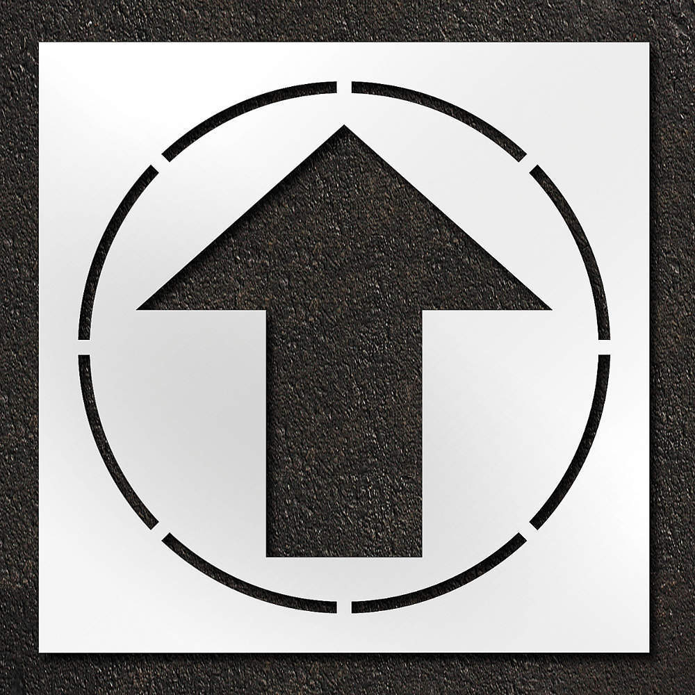 RAE STL-116-14808 Stencil Straight Arrow 42 Inch | AH2JUP 29EN59