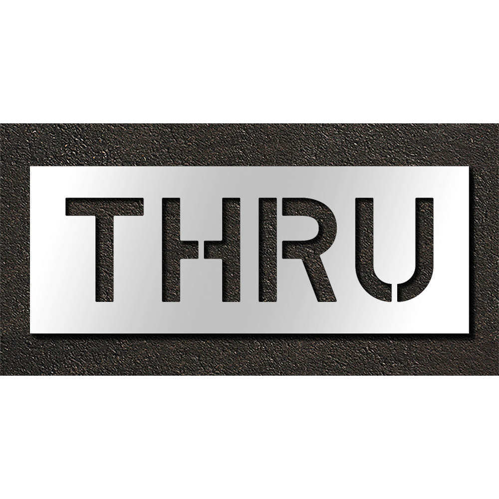 RAE STL-116-71008 Pavement Stencil Thru 10 Inch | AH2JGC 29EK92