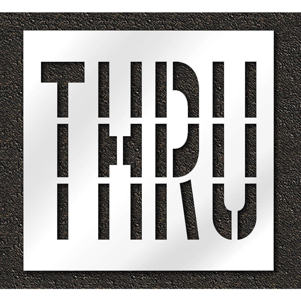 RAE STL-116-73608 Pavement Stencil Thru 36 Inch | AH2JNJ 29EM38