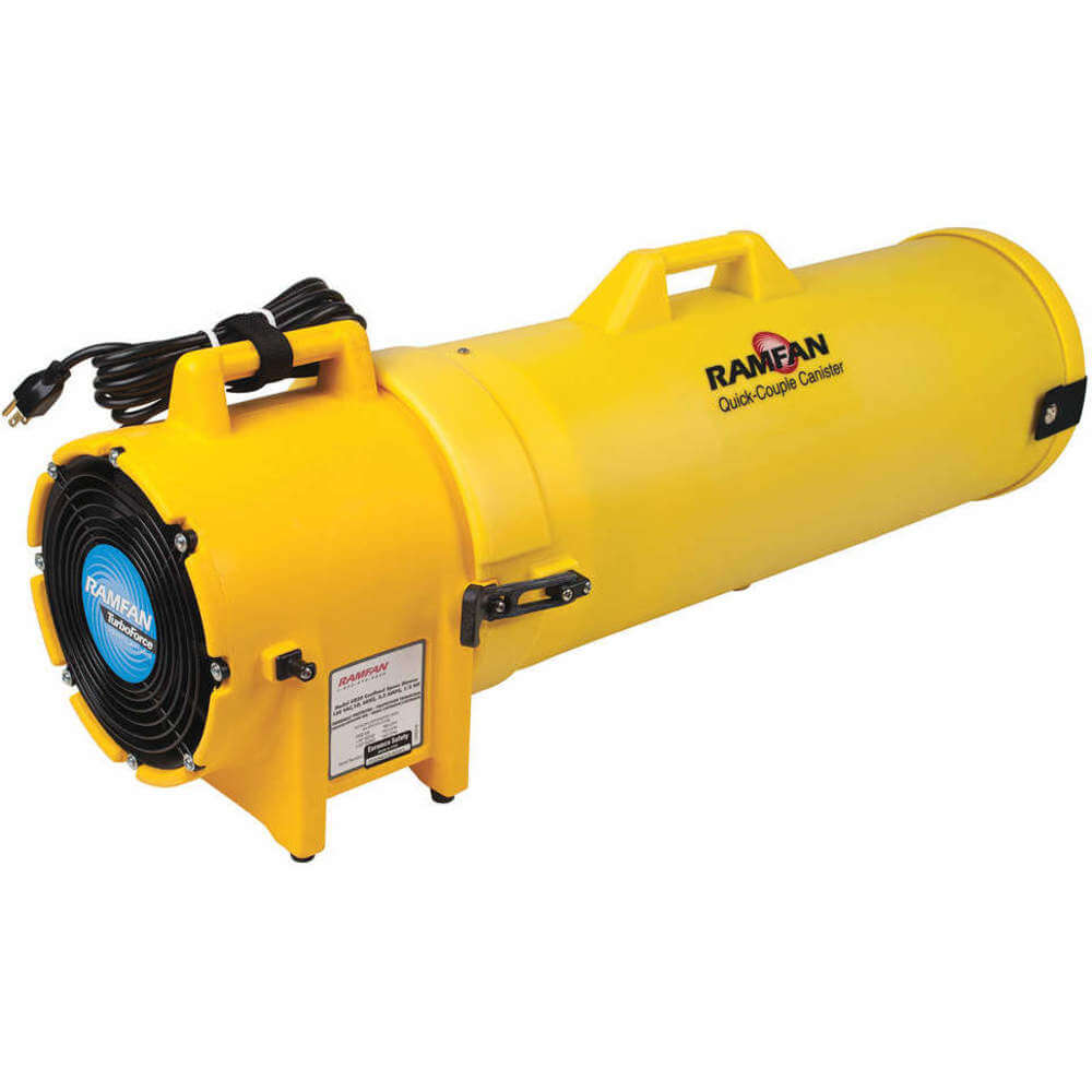 RAMFAN ED7025 Confined Space Fan Axial Duct 8 Inch 1/3 Hp | AF4JJA 8YA72