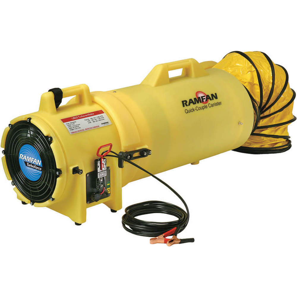 RAMFAN ED9025 Confined Space Fan Axial 25ft. 8in. Duct 1/4hp | AF4XKA 9NTW9