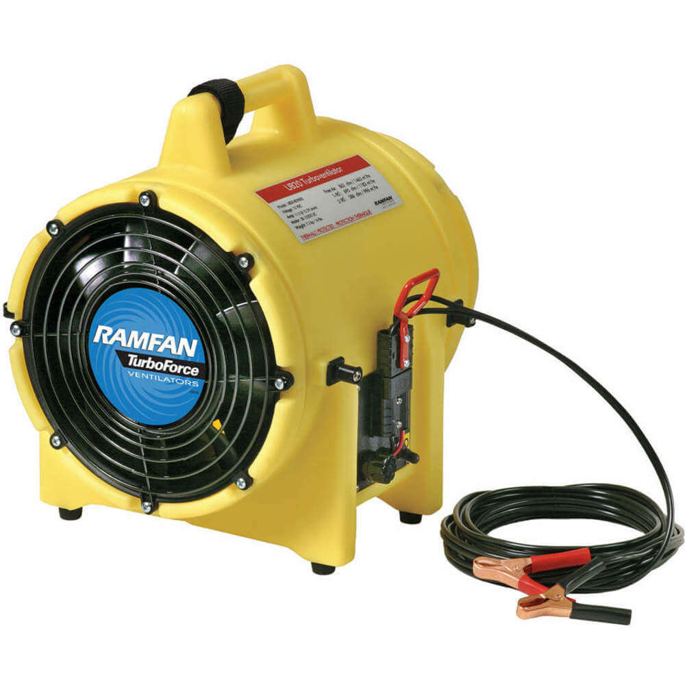 RAMFAN UB20-12V Confined Space Fan, 12V VDC Voltage, CSA & UL Certified | AA6TZZ 14Y207