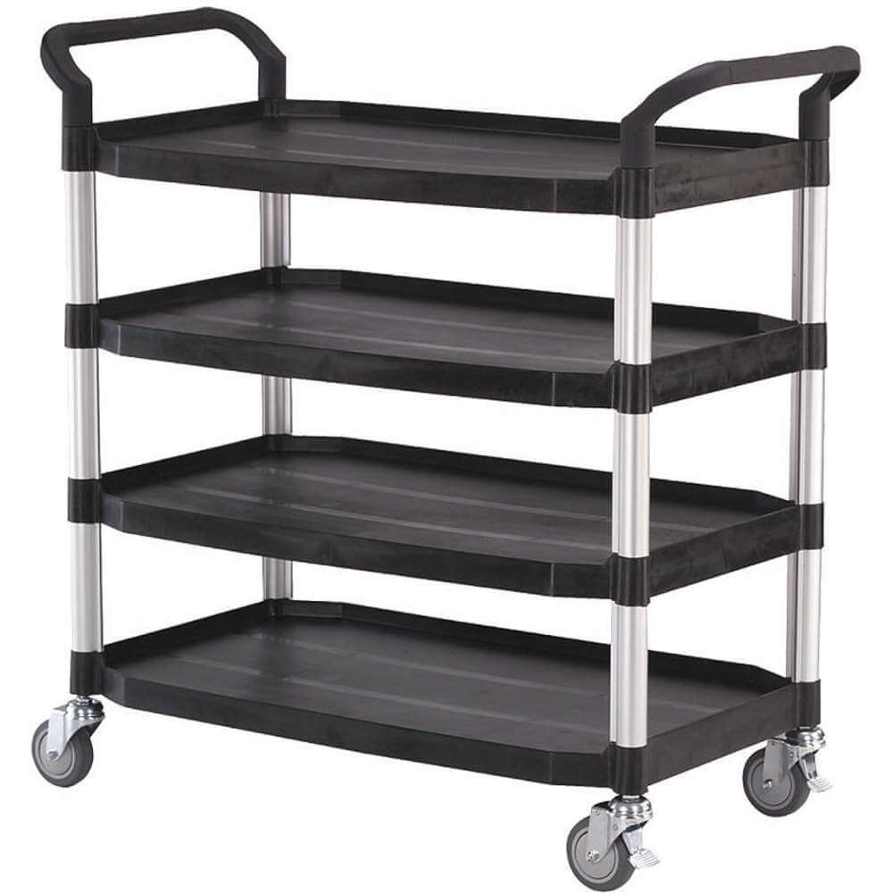 GRAINGER 35KT28 Utility Cart Black 42-1/4 In.h | AG6CRQ