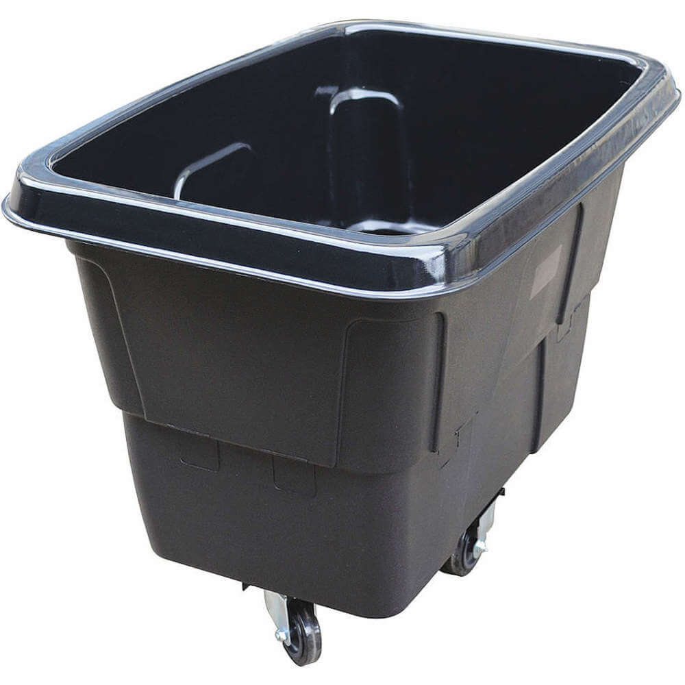 GRAINGER 36FK92 Cube Truck 7/16 Cubic Yard 400lb. Capacity Black | AH6RYL