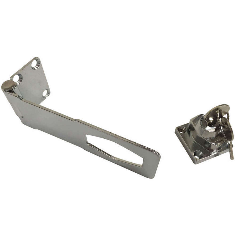 Locking Hasp Locking Chrome 1-13/64 Inch Length