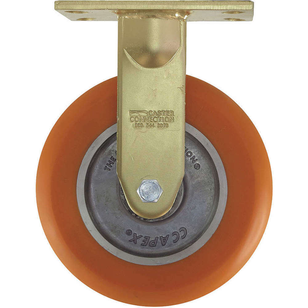 GRAINGER CDP-G-32 Rigid Plate Caster Polyurethane 1200 lb. | AH6VRZ 36HW78