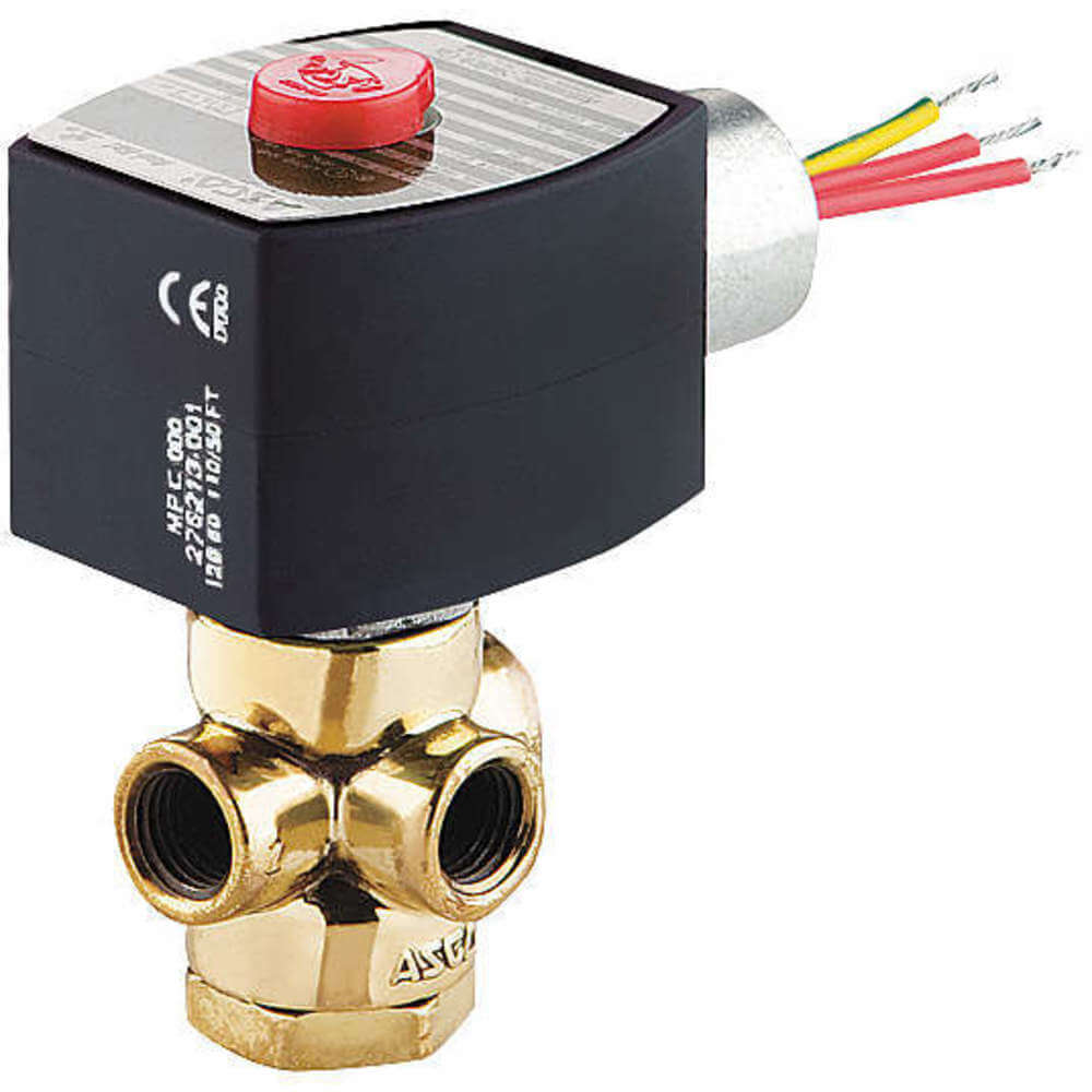 Solenoid Valve 3/2 1/4 Inch Nc 24v Brass