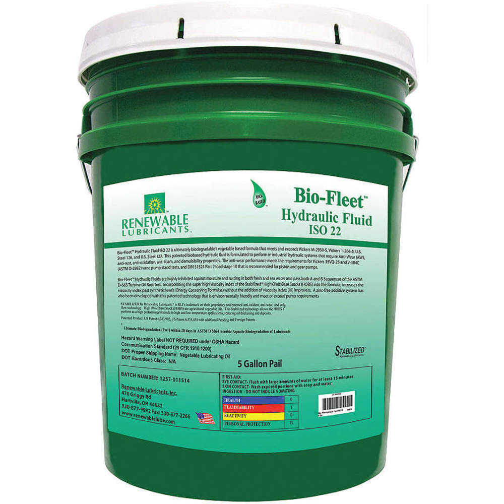 RENEWABLE LUBRICANTS 80814