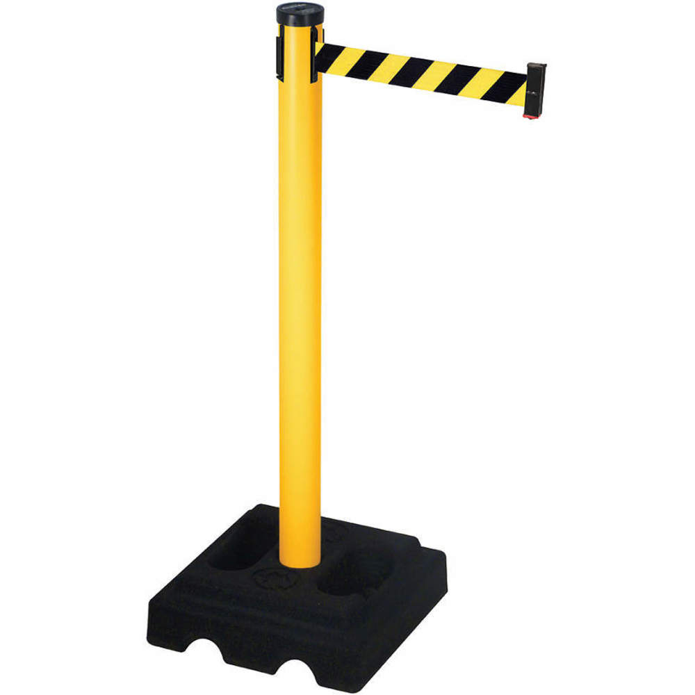 Barrier Post with Belt 40 inch Height 10 feet Length