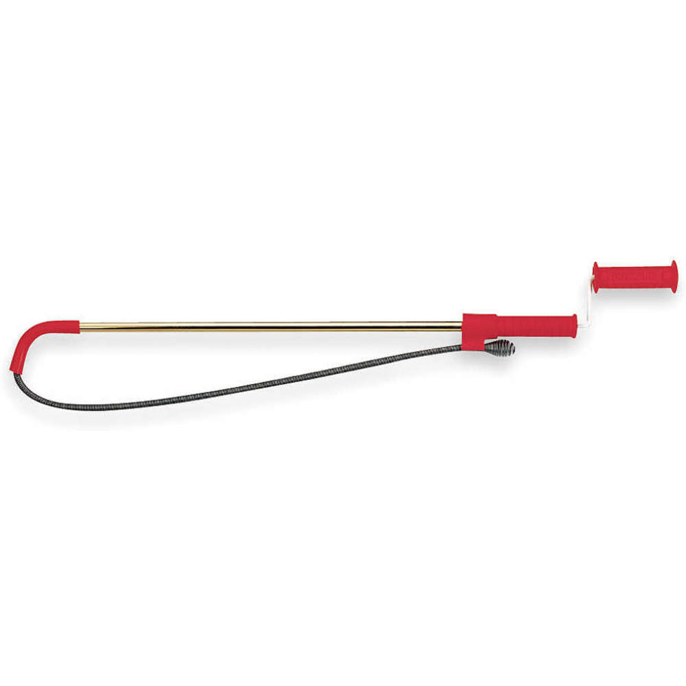 Toilet Auger With Bulb Head, 3 ft. Cable Length, 1/2 Inch Cable Dia.