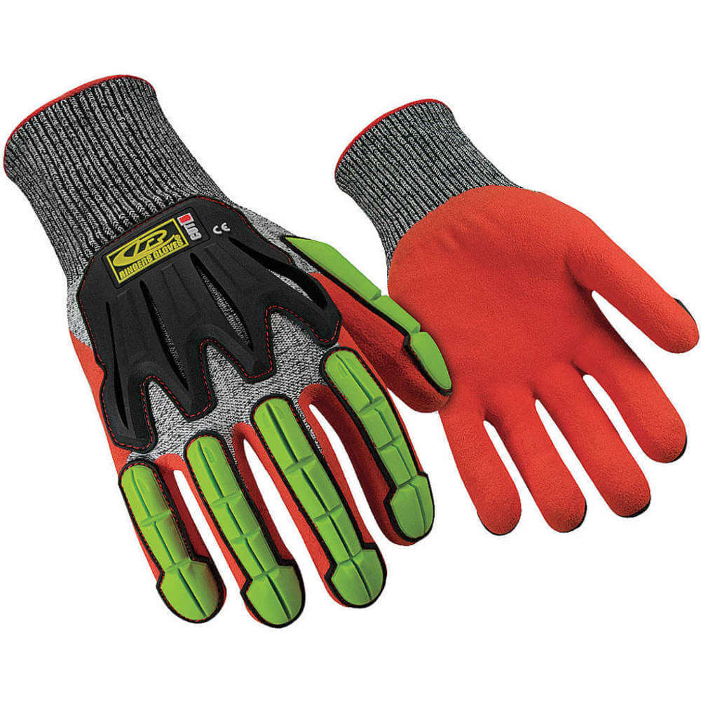 Cut Resistant Gloves 2xl Black/hi-vis Pr