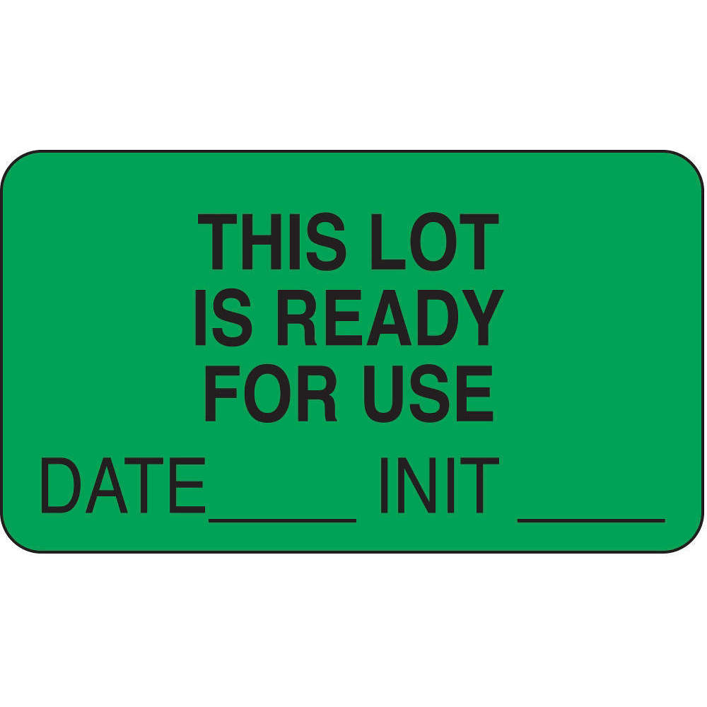 ROLL PRODUCTS 141457 Laboratory Label 1-3/4 Inch Width - Pack Of 1000 | AD2WBR 3VCC5