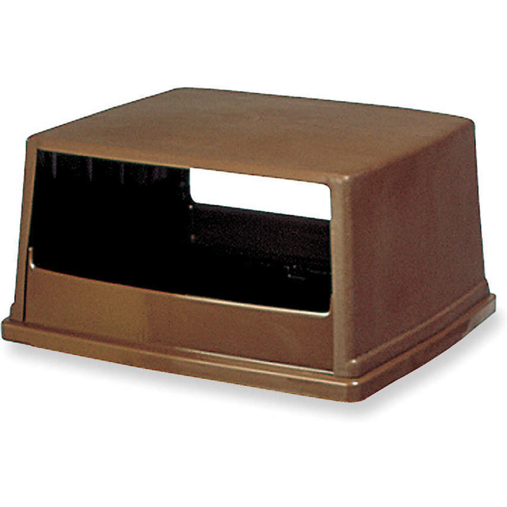 Trash Can Top Canopy Brown 26-5/8 Inch Length