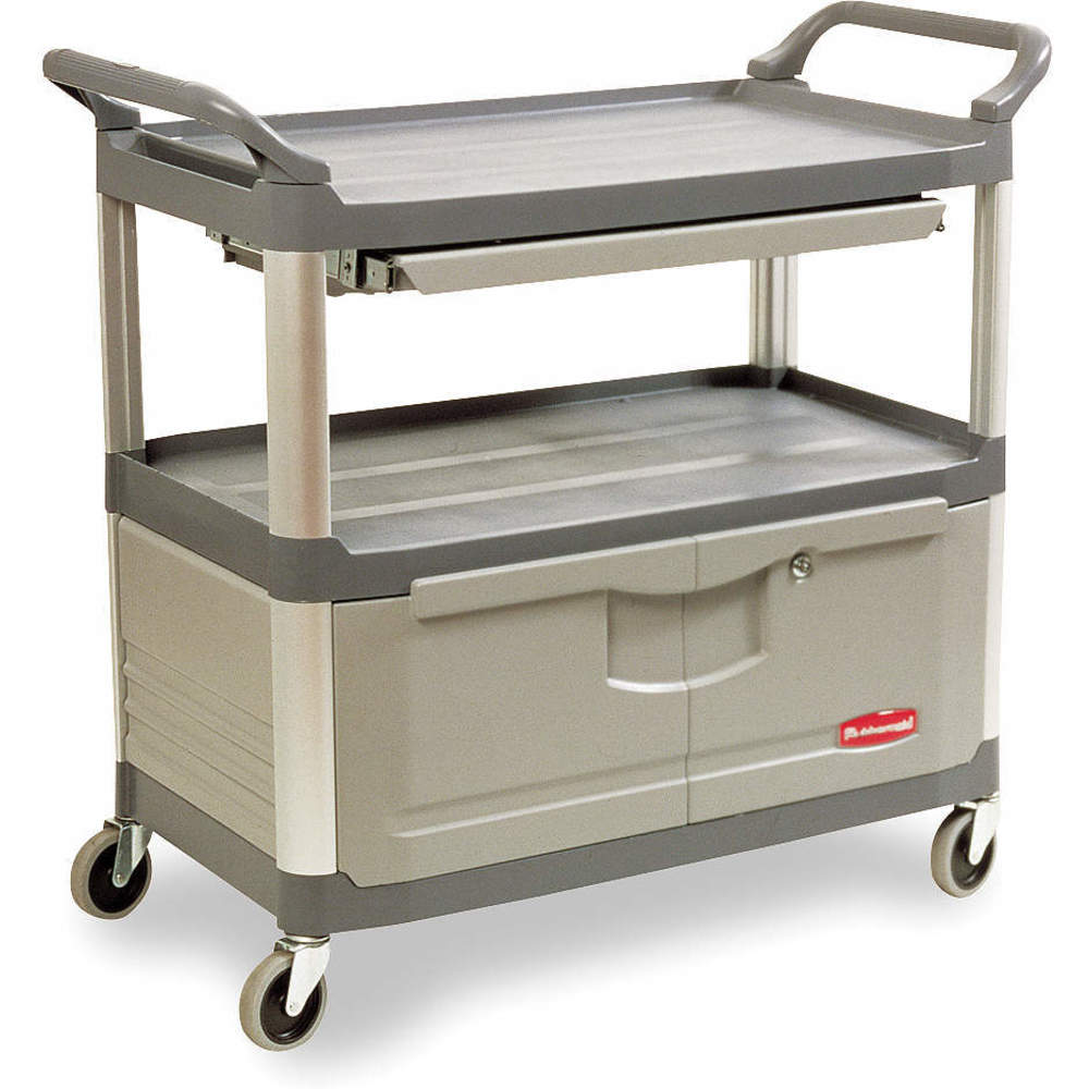 Cart Instrument Gray 3 Shelf