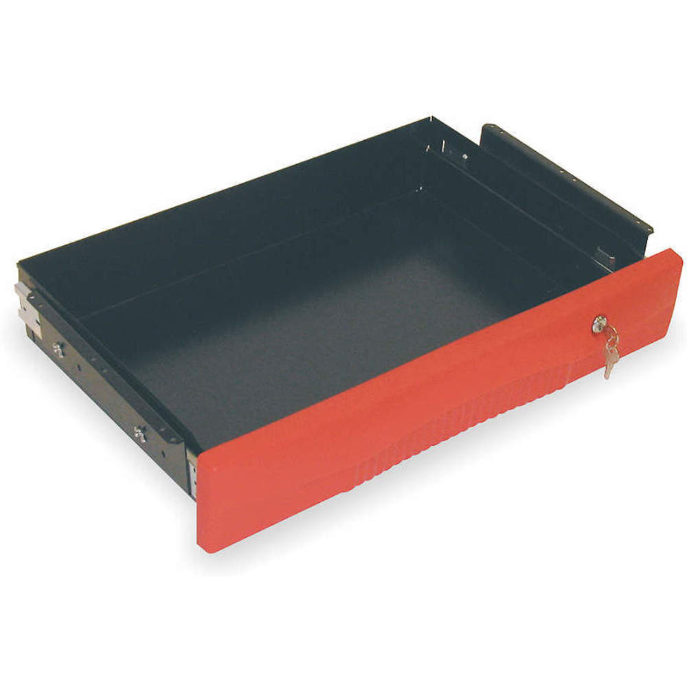 Drawer 40 Lb. Red Steel 25 Inch Length
