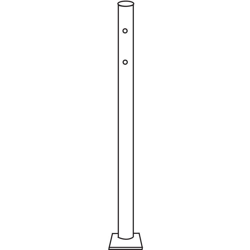 Inch Ground Post Black