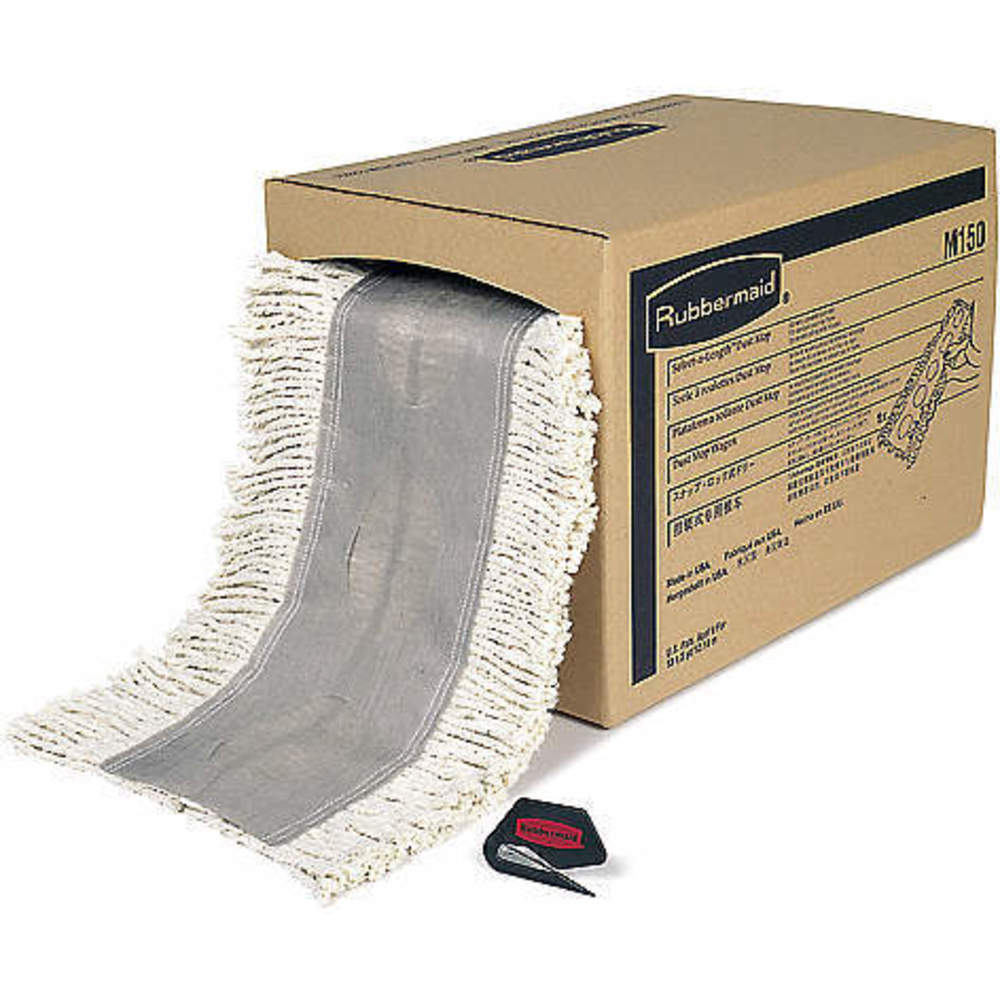 Dust Mop Cotton White And Gray