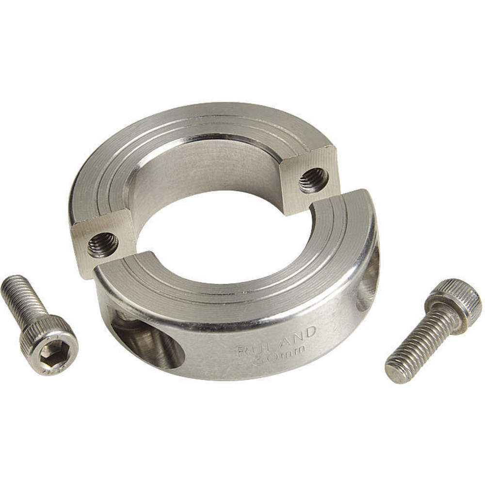RULAND MANUFACTURING MSP-10E-ST Shaft Collar Clamp 2pc 5/8 Inch 316 Stainless Steel | AF9XGT 30VL95