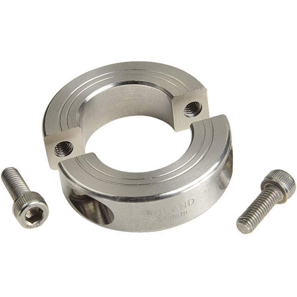 RULAND MANUFACTURING MSP-10E-SS Shaft Collar Clamp 2pc 5/8 Inch 303 Stainless Steel | AF9XGR 30VL94