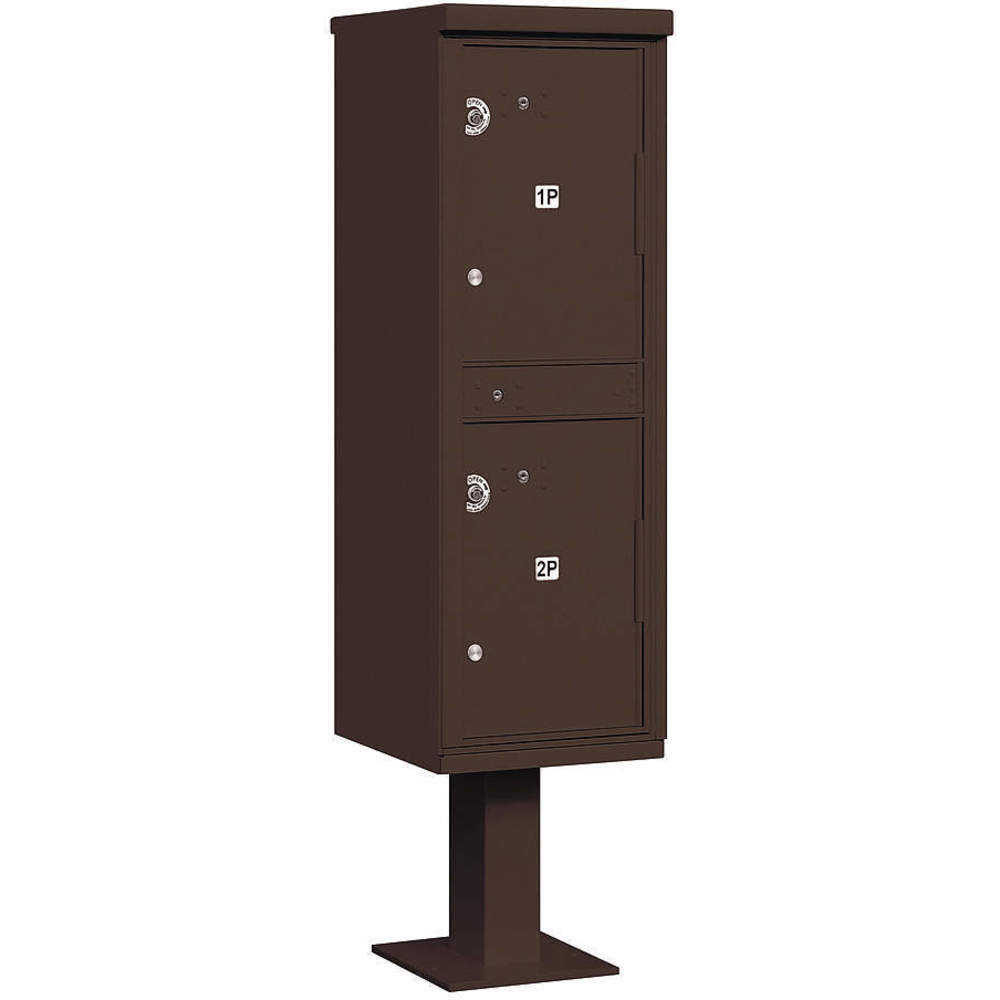 SALSBURY INDUSTRIES 3302BRZ-U Outdoor Parcel Locker Usps Access Bronze | AG3LBX 33LT45