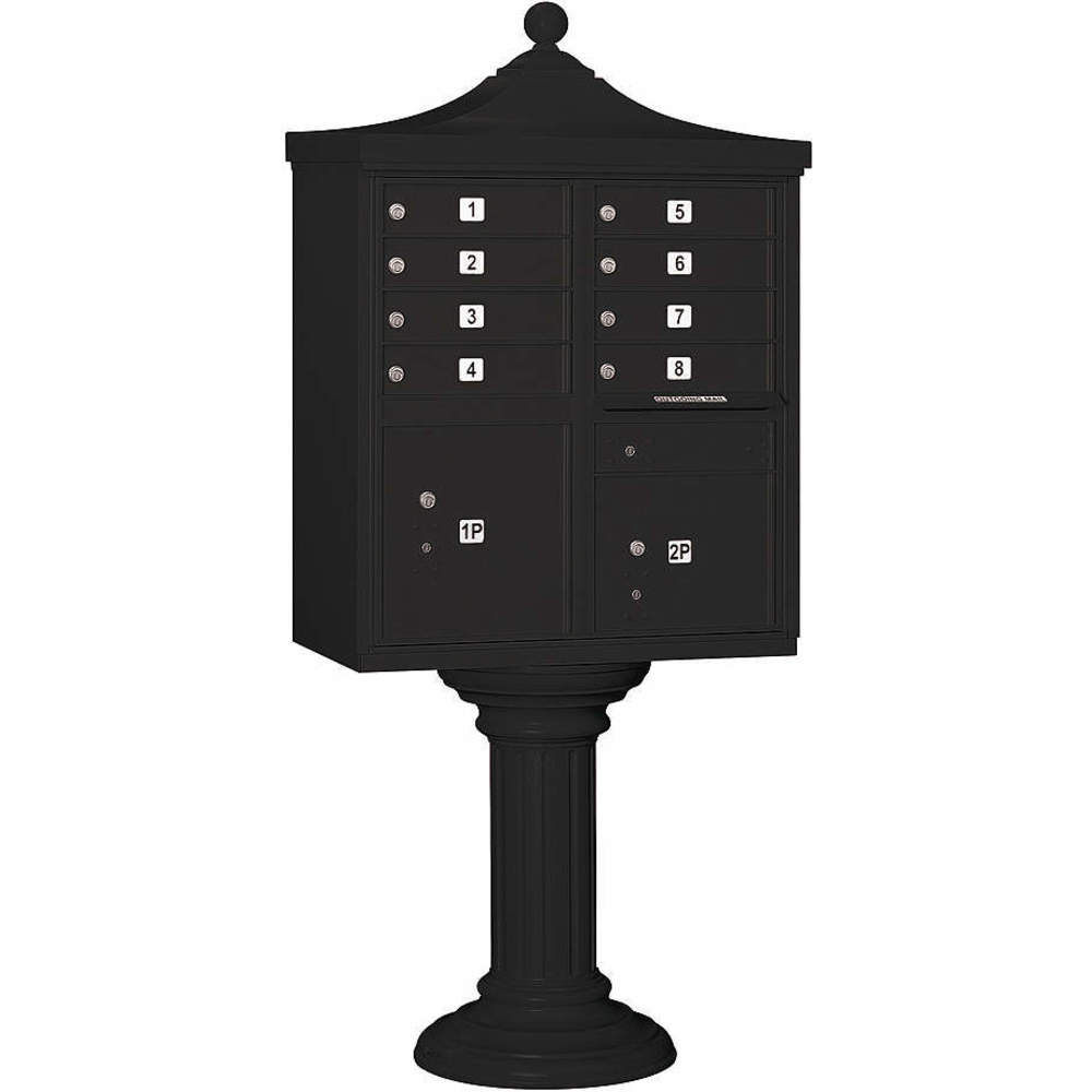 SALSBURY INDUSTRIES 3308R-BLK-U Regency Cbu Usps Access 8 Doors Black | AG3MNC 33MC16