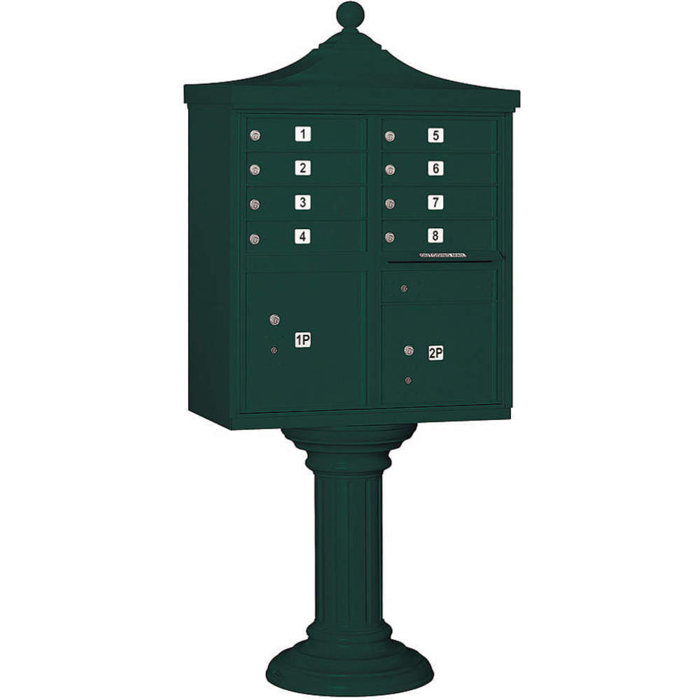 SALSBURY INDUSTRIES 3308R-GRN-U Regency Cbu Usps Access 8 Doors Green | AG3MNE 33MC18