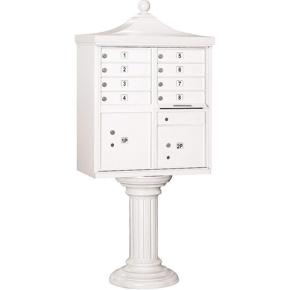 SALSBURY INDUSTRIES 3308R-WHT-U Regency Cbu Usps Access 8 Doors White | AG3MNG 33MC20