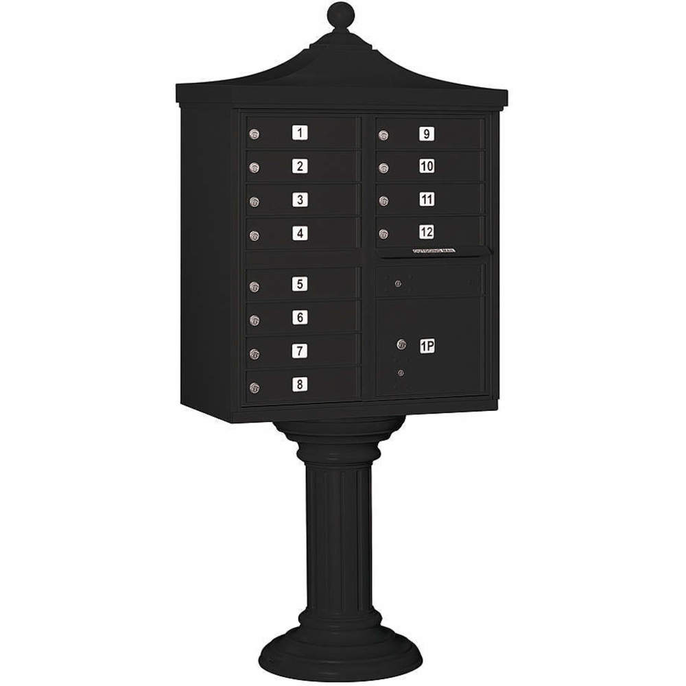 SALSBURY INDUSTRIES 3312R-BLK-U Regency Cbu Usps Access 12 Doors Black | AG3MPQ 33MC55