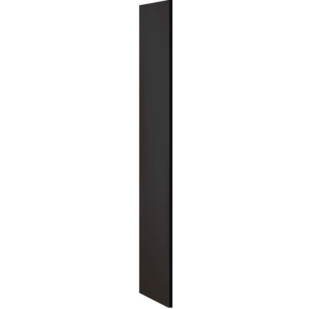 SALSBURY INDUSTRIES 33335BLK End Panel Flat Top D21 x H72 Black | AC6VZP 36M897