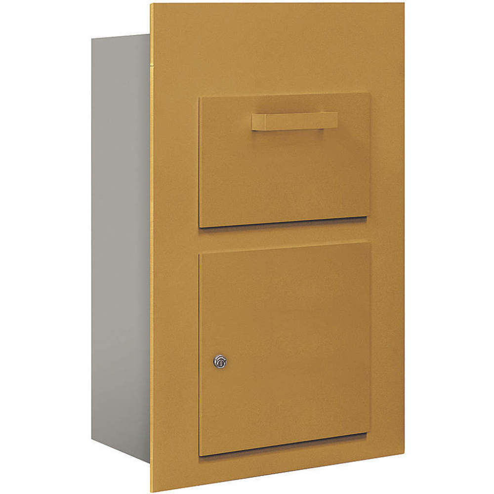 SALSBURY INDUSTRIES 3600C5-GFP Horizontal Mailbox Private 1 Door Gold Fl 29-3/4 Inch | AG3KHY 33LM35