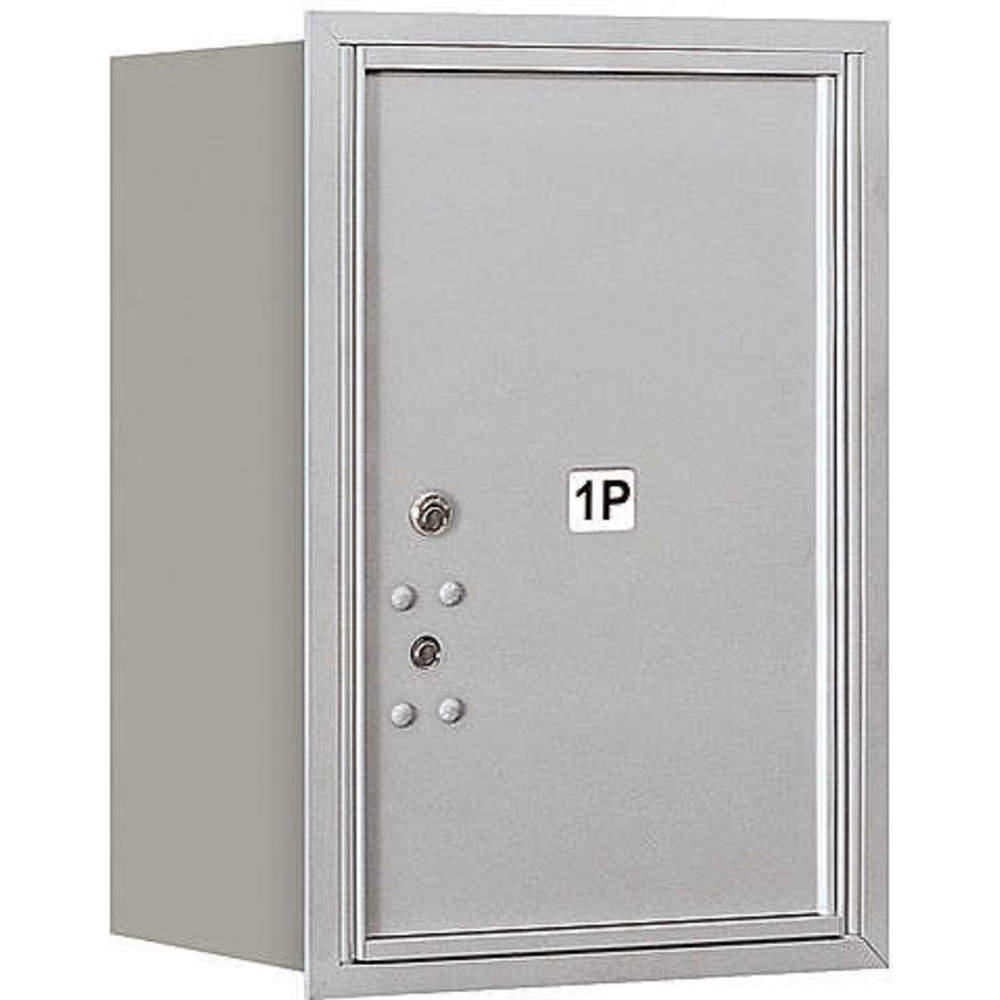 SALSBURY INDUSTRIES 3706S-1PARP Horizontal Mailbox Pl6 1dr Aluminium Rl 23-1/2 Inch | AG3GYC 33KV30