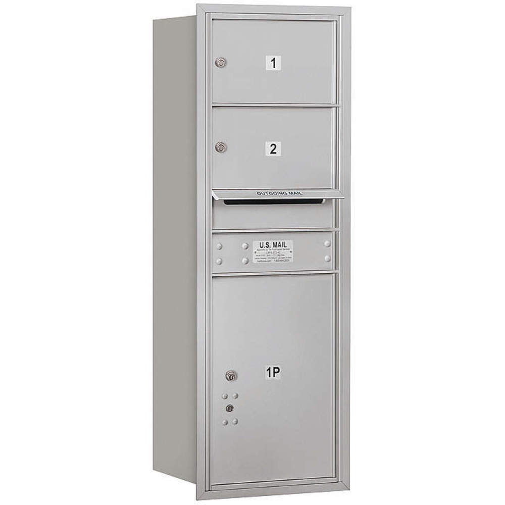 SALSBURY INDUSTRIES 3711S-02ARU Horizontal Mailbox Usps 3 Door Aluminium Rl 41 Inch | AG3HPG 33KZ40