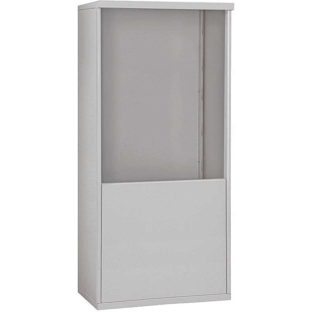 SALSBURY INDUSTRIES 3910D-ALM Free-Standing Enclosure for Double Column 10 Door Gray | AH3TCQ 33LH15