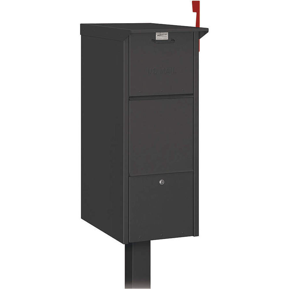 SALSBURY INDUSTRIES 4375BLK Mail Package Drop Aluminium Black | AG3HFL 33KX16