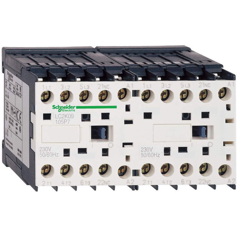 SCHNEIDER ELECTRIC LC2K1201B7 Miniature Contactor Iec 24vac 3p 12a | AF9HZZ 2MMX1