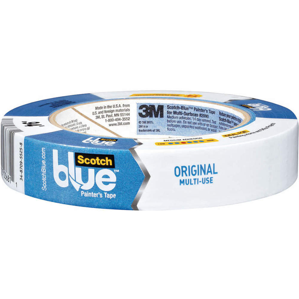 SCOTCH-BLUE 2090-36A Masking Tape Blue 1-1/2 Inch x 60 Yd. | AG6QGL 41C892