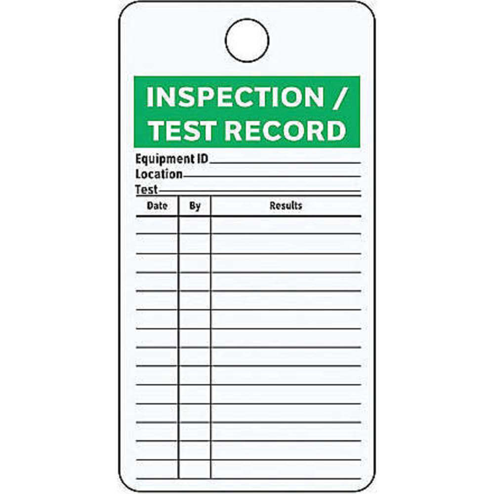 SEE ALL INDUSTRIES IL-INSP Test Received Tag 4-1/4 x 3 Inch Foil - Pack Of 25 | AF3PMD 8AJ71