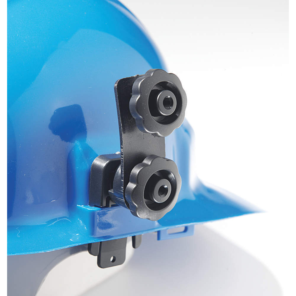 Faceshield Adapter Slotted Black Pr