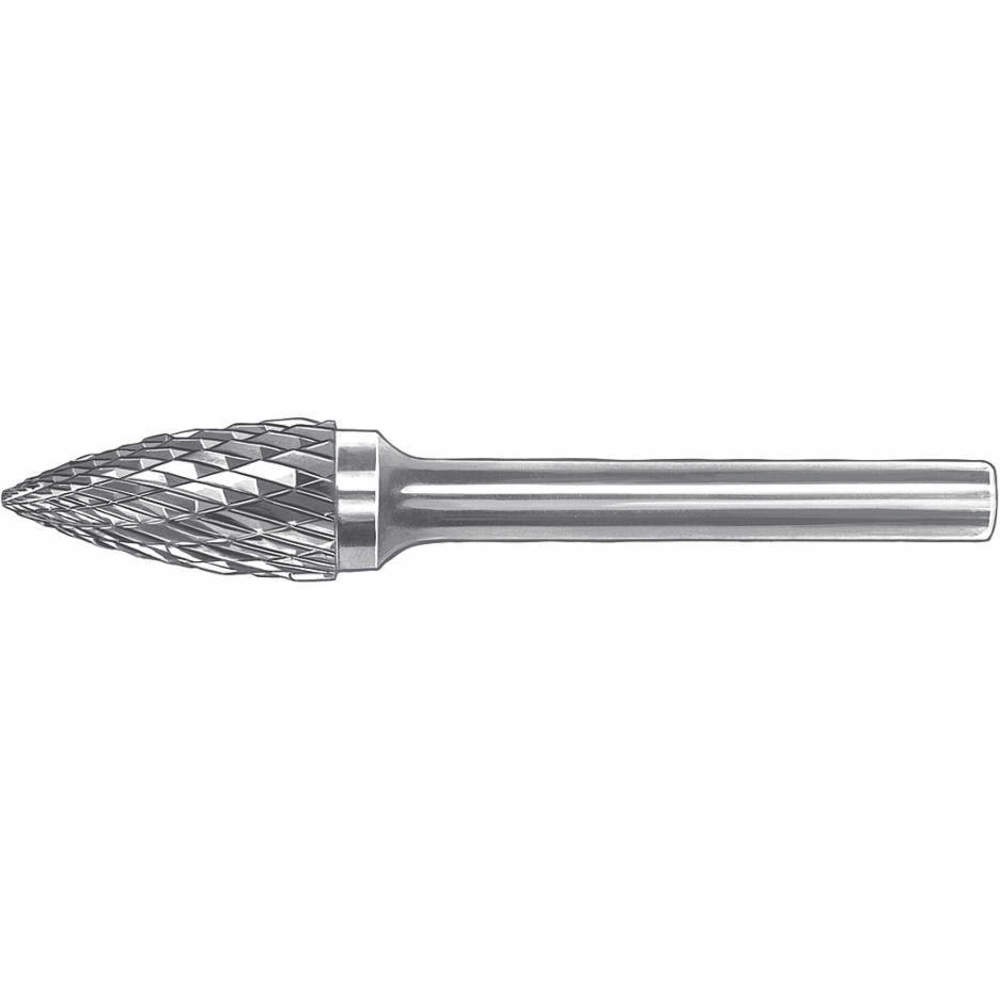 SGS PRO 13385 Carbide Bur Tree Pointed 1/4 inch Deep Double | AH8GRT 38TA76
