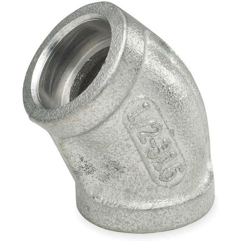 SHARON PIPING S5034F 014 Elbow 45 Degree 1 1/2 Inch 304 Stainless Steel 3000 Psi | AB2FUB 1LUD5