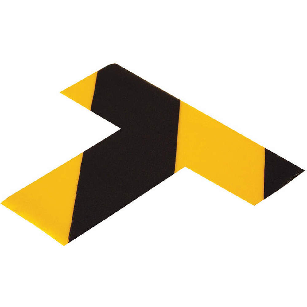 MIGHTY LINE B&YT Floor Marking Tape T 2 Inch W 6 Inch L - Pack Of 100 | AD3FHG 3YTK2